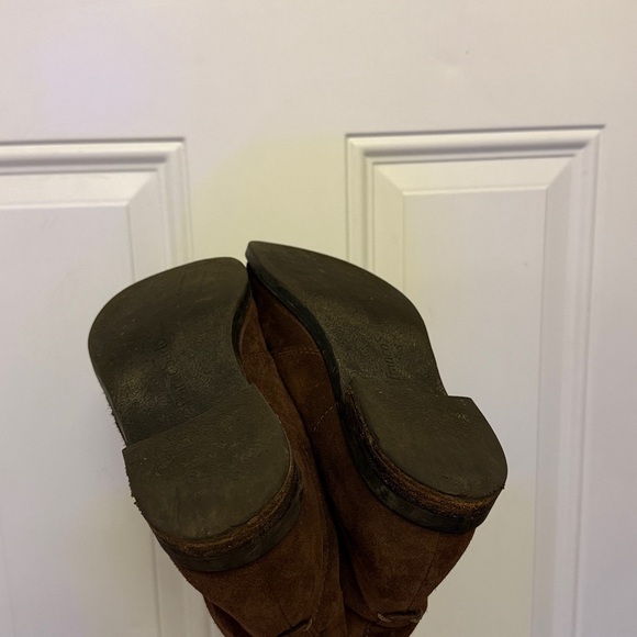 Franco Sarto Isolde Brown Suede Leather Ankle Slip On Boots SIZE 8M - Picture 7 of 11